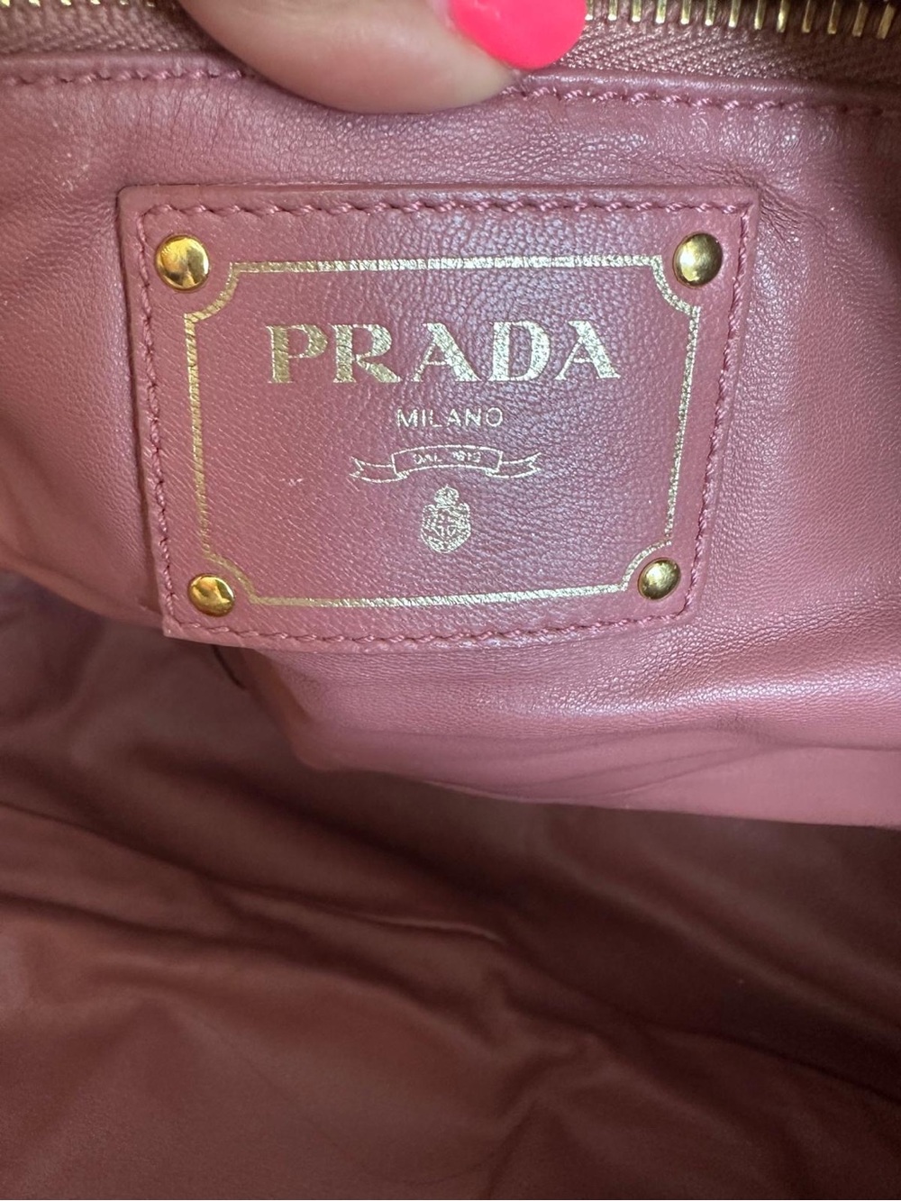 Prada fairy 2008 bag bowler vintage awesome. Museum piece. - Picture 16 of 16